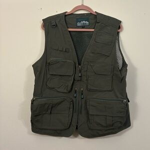 Outdoor Sports Fishing Vest mens S Hiking Tactical Waistcoat Mesh